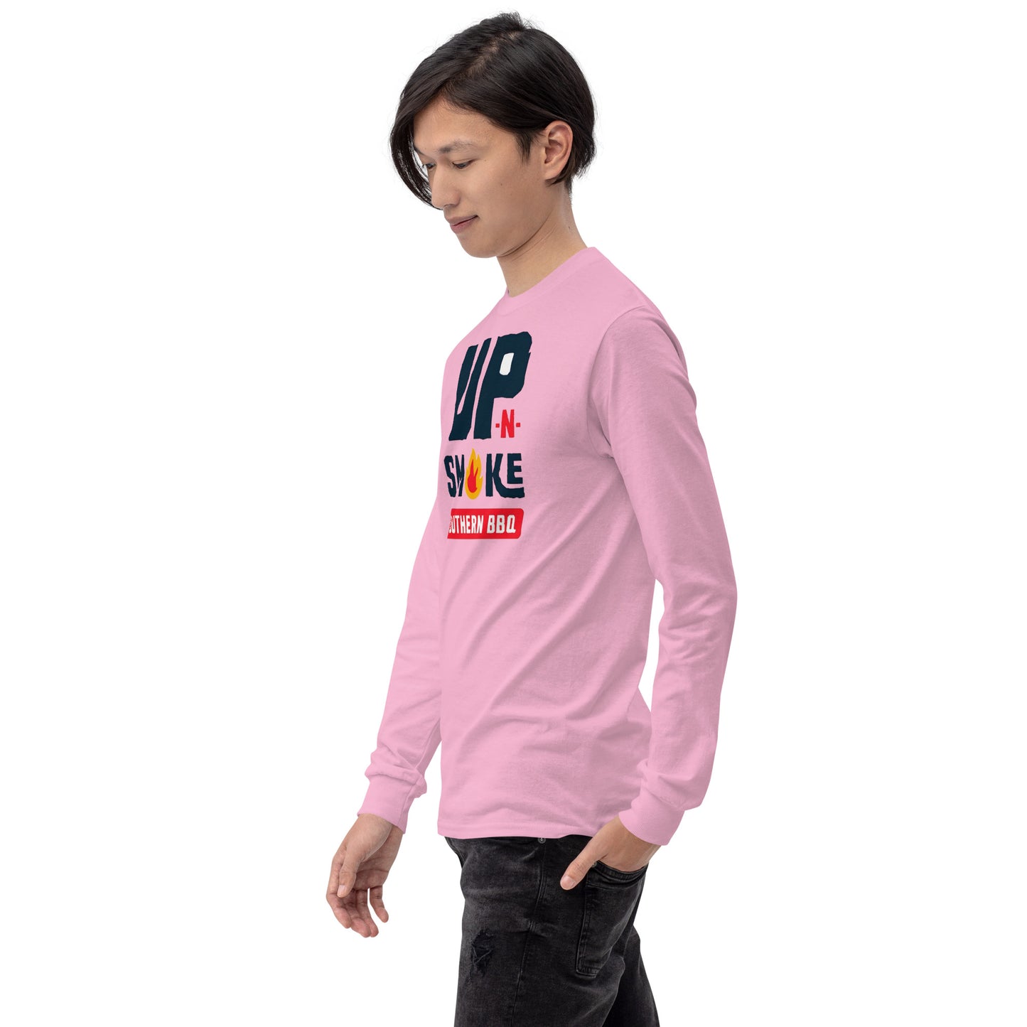 Men’s Long Sleeve Shirt - Upnsmokemi