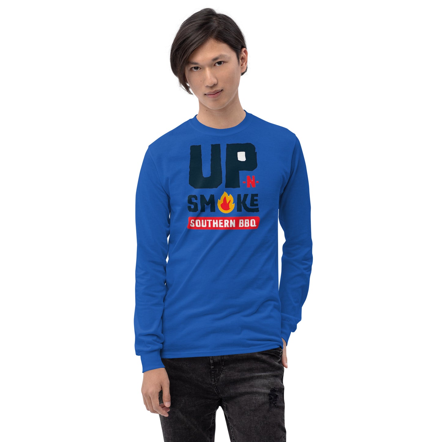 Men’s Long Sleeve Shirt - Upnsmokemi