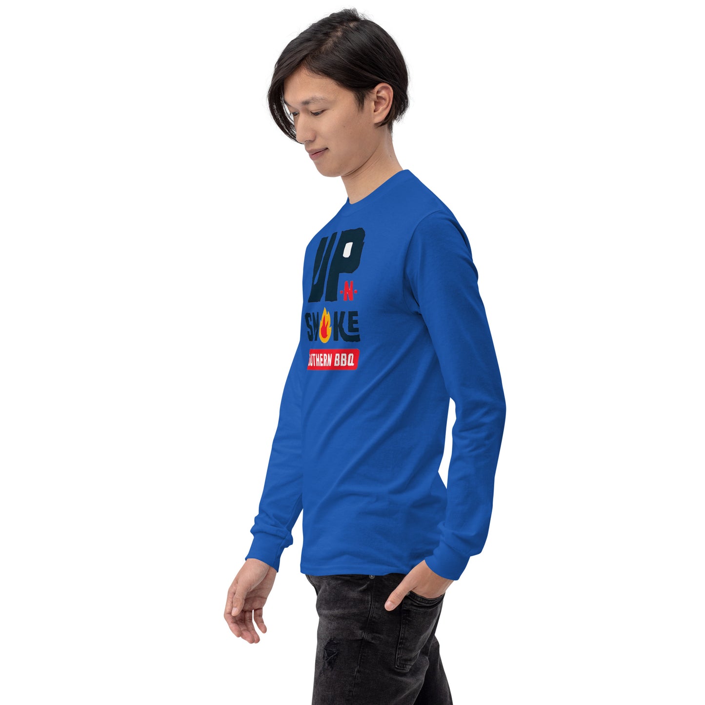 Men’s Long Sleeve Shirt - Upnsmokemi