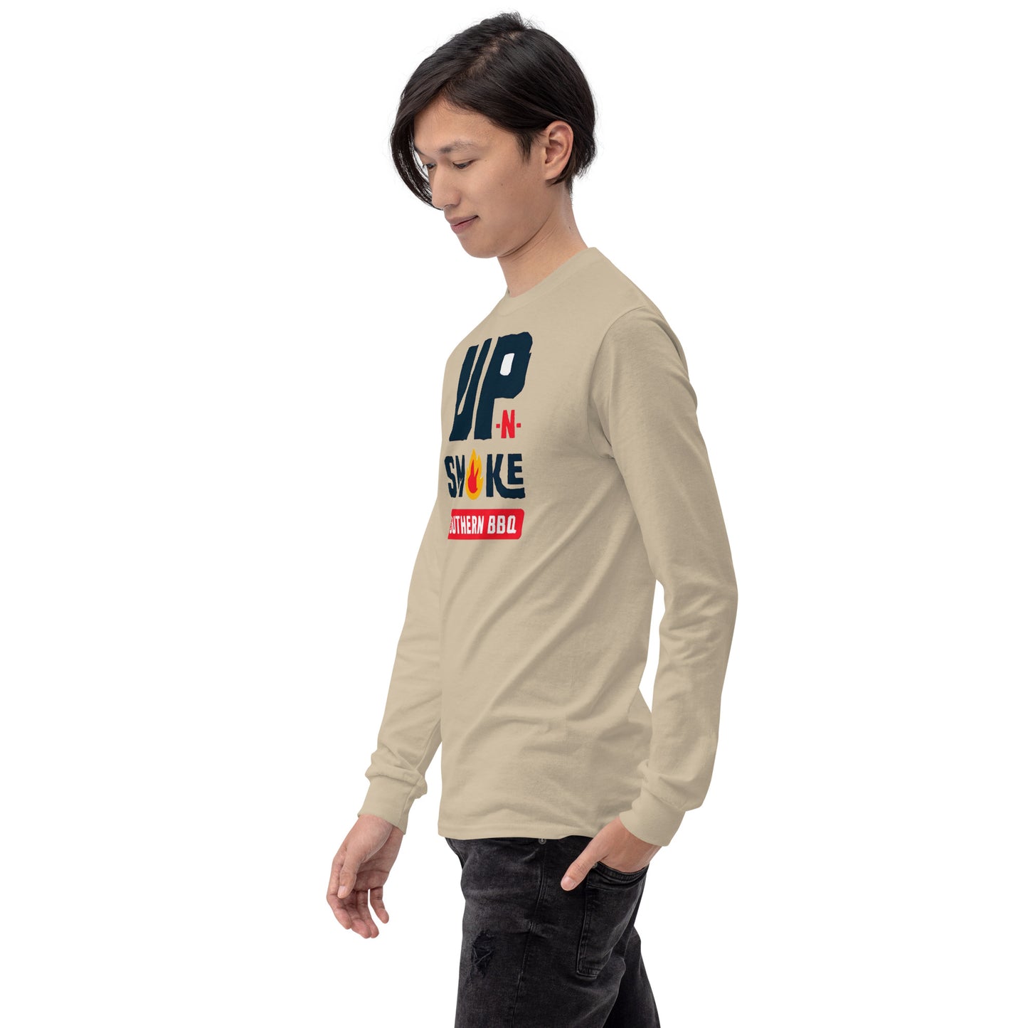 Men’s Long Sleeve Shirt - Upnsmokemi