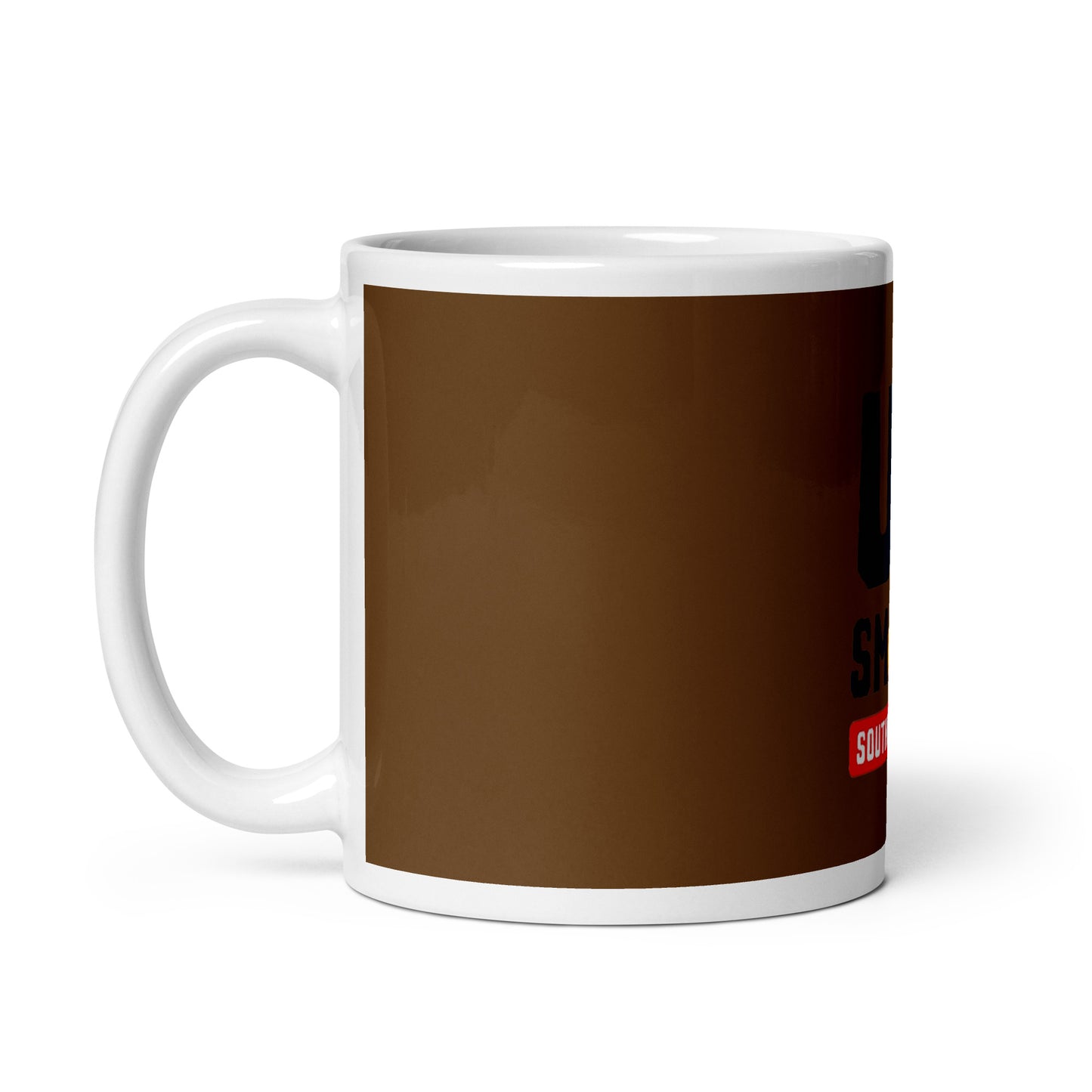 White glossy mug - Upnsmokemi