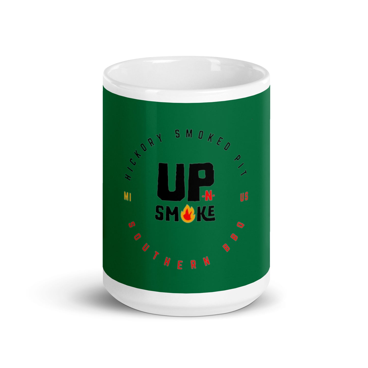 White glossy mug - Upnsmokemi