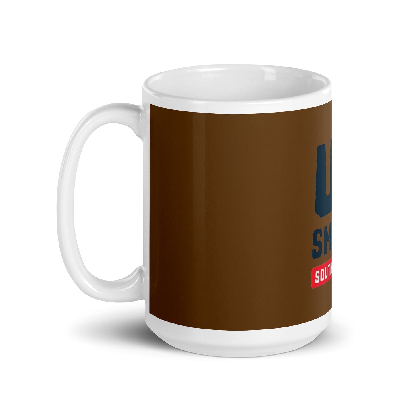 White glossy mug - Upnsmokemi