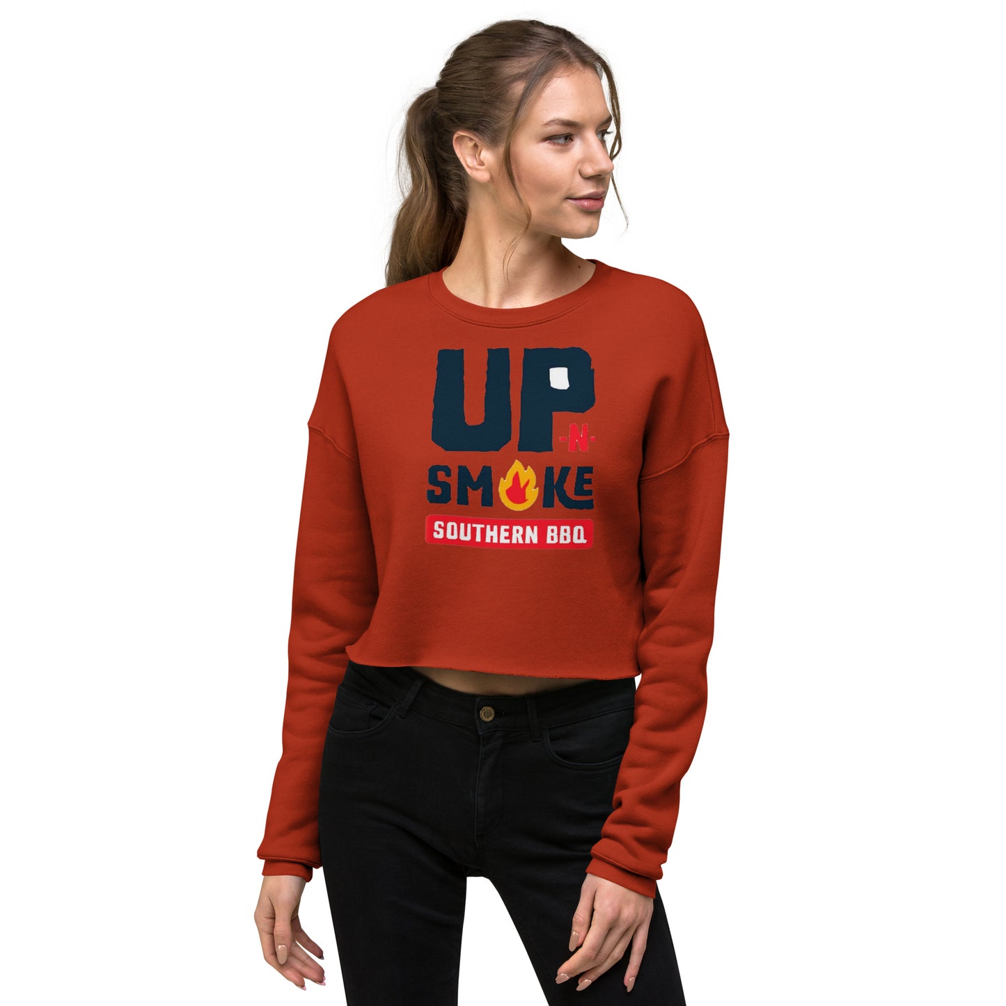 Crop Sweatshirt - Upnsmokemi