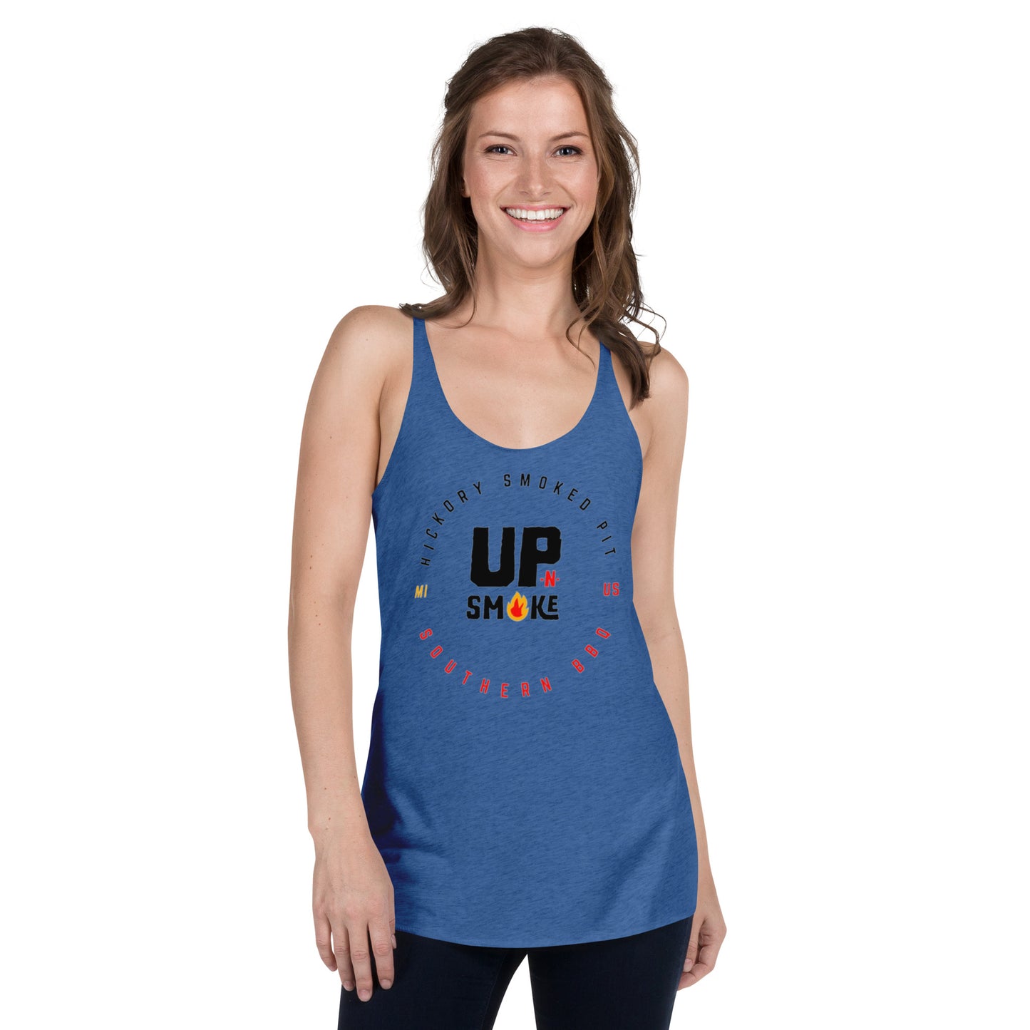 Women's Racerback Tank - Upnsmokemi