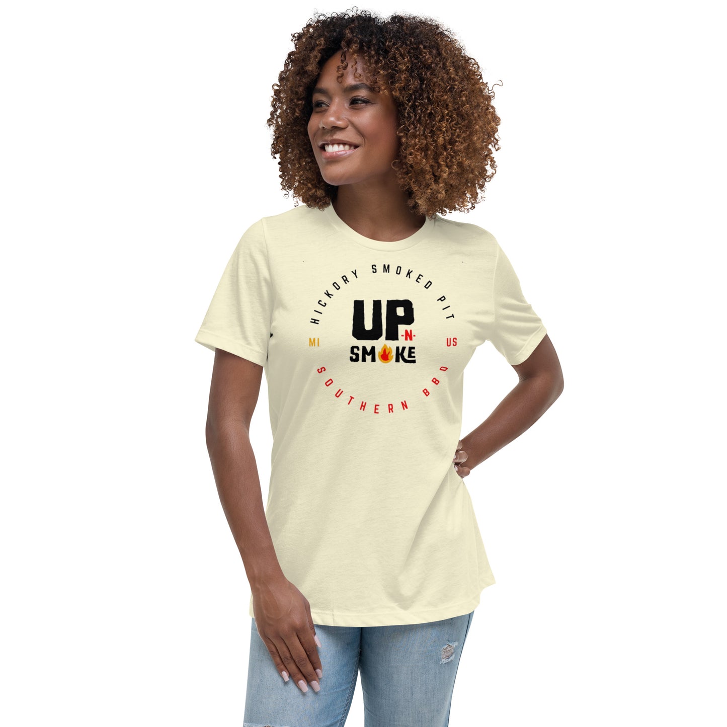 Women's Relaxed T-Shirt - Upnsmokemi