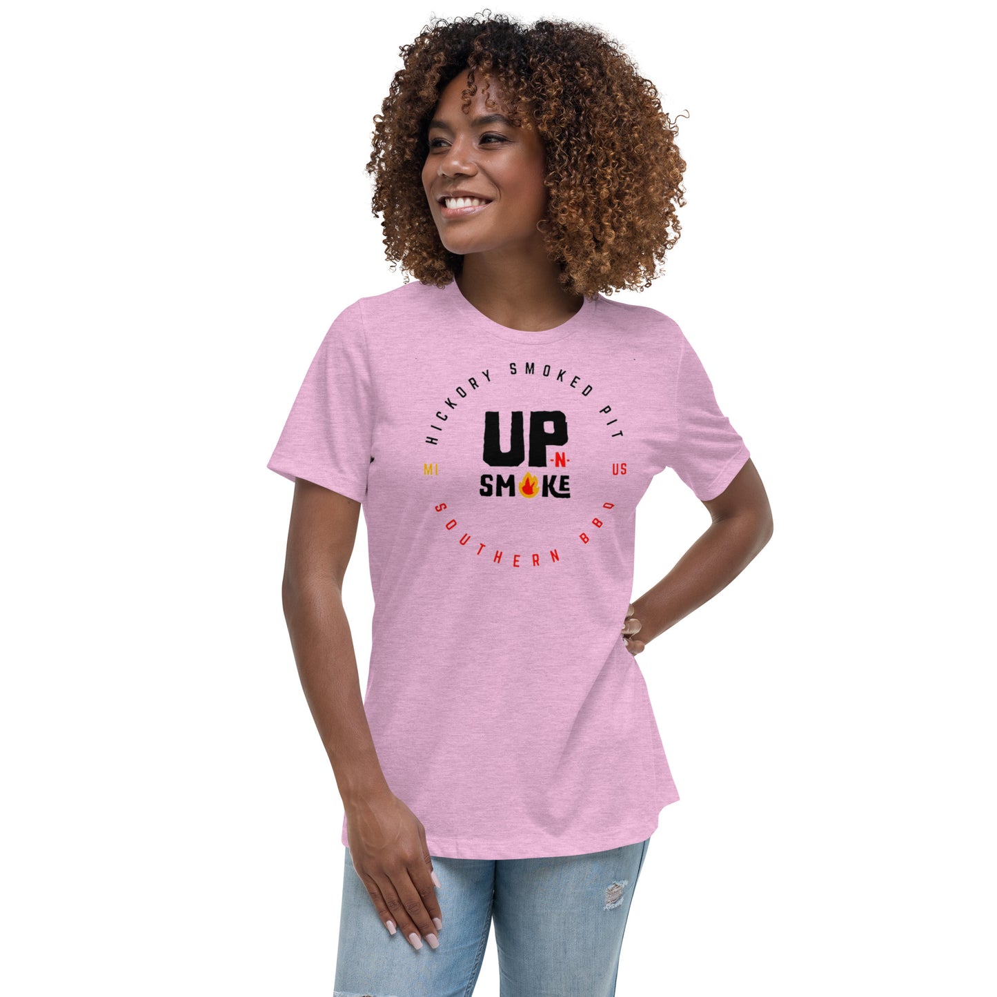 Women's Relaxed T-Shirt - Upnsmokemi