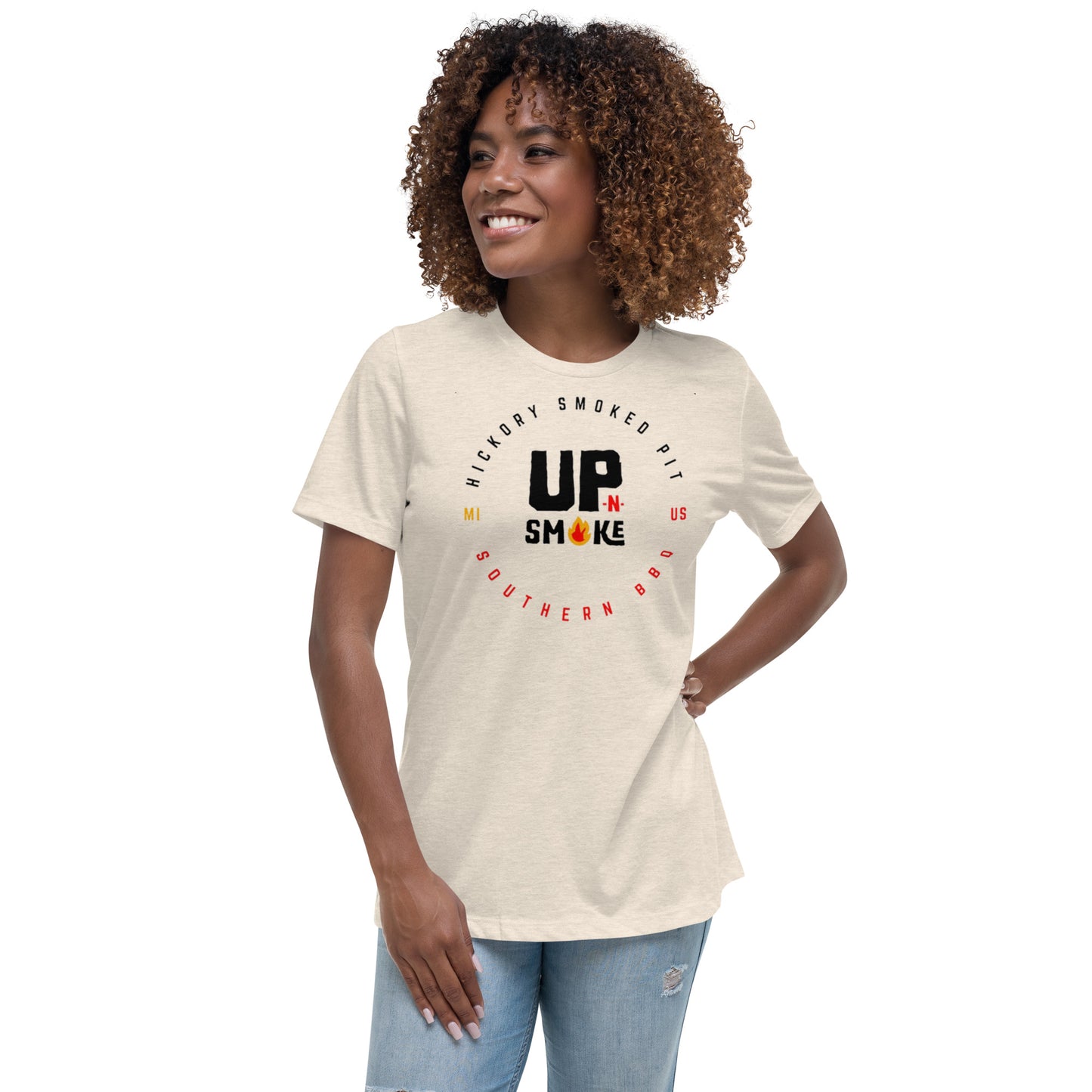 Women's Relaxed T-Shirt - Upnsmokemi