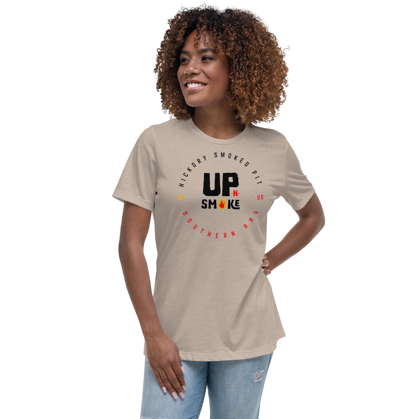 Women's Relaxed T-Shirt - Upnsmokemi