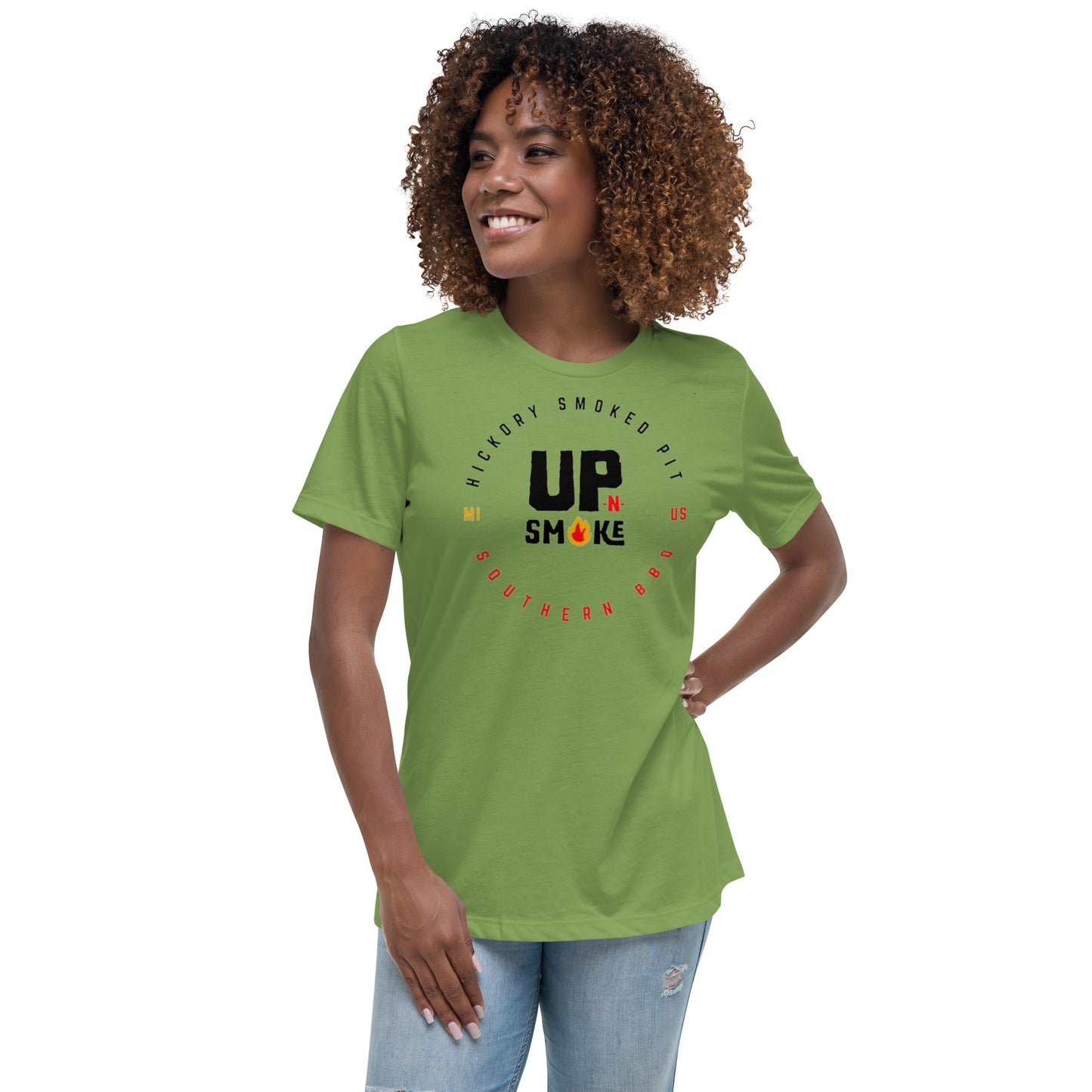 Women's Relaxed T-Shirt - Upnsmokemi