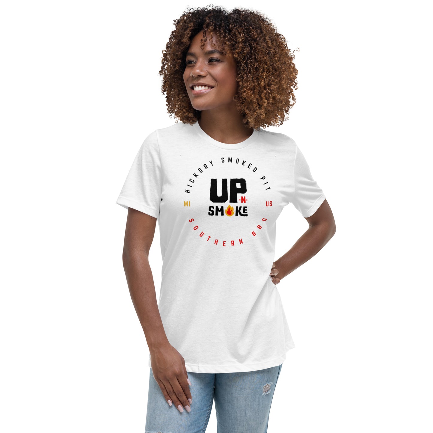 Women's Relaxed T-Shirt - Upnsmokemi