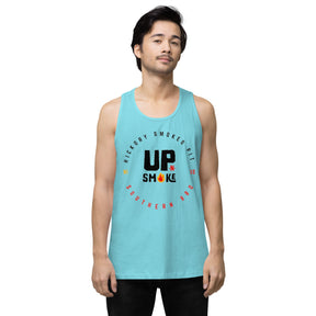 Men’s premium tank top - Upnsmokemi