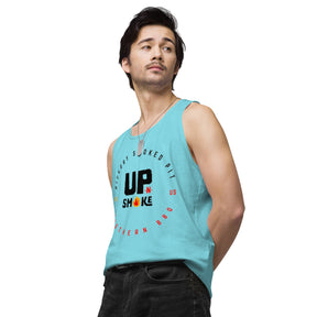 Men’s premium tank top - Upnsmokemi