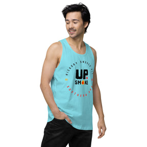 Men’s premium tank top - Upnsmokemi