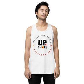 Men’s premium tank top - Upnsmokemi