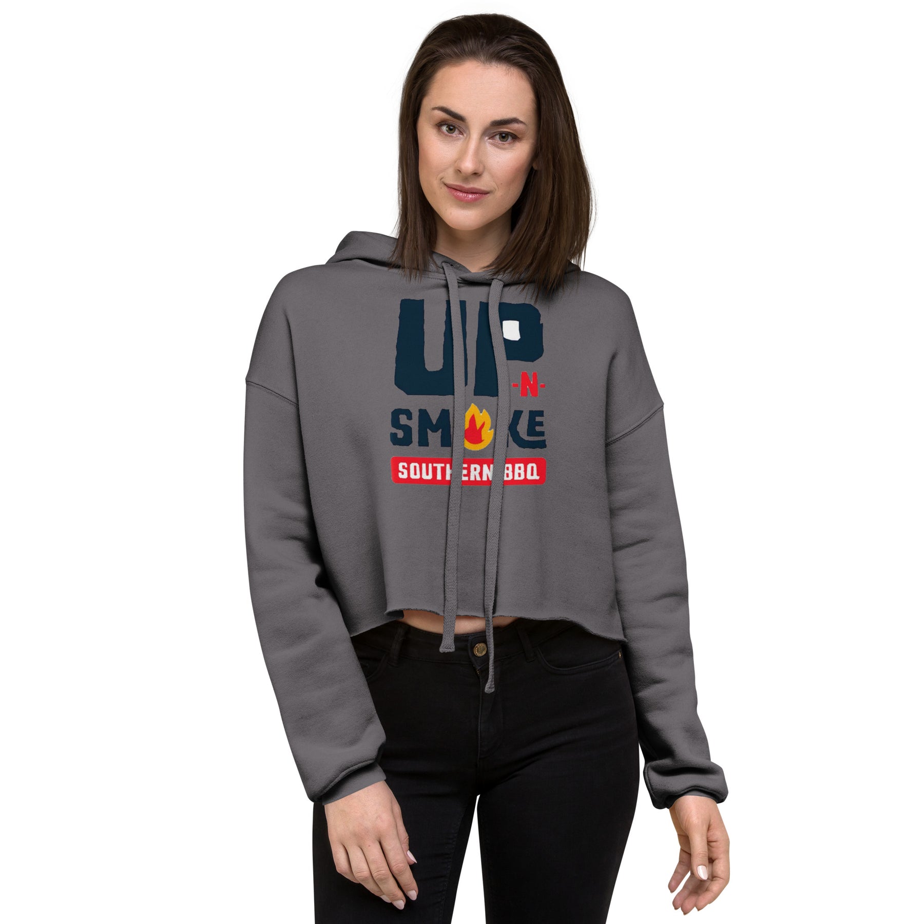 Crop Hoodie - Upnsmokemi