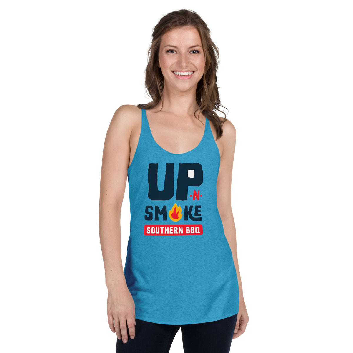 Women's Racerback Tank - Upnsmokemi