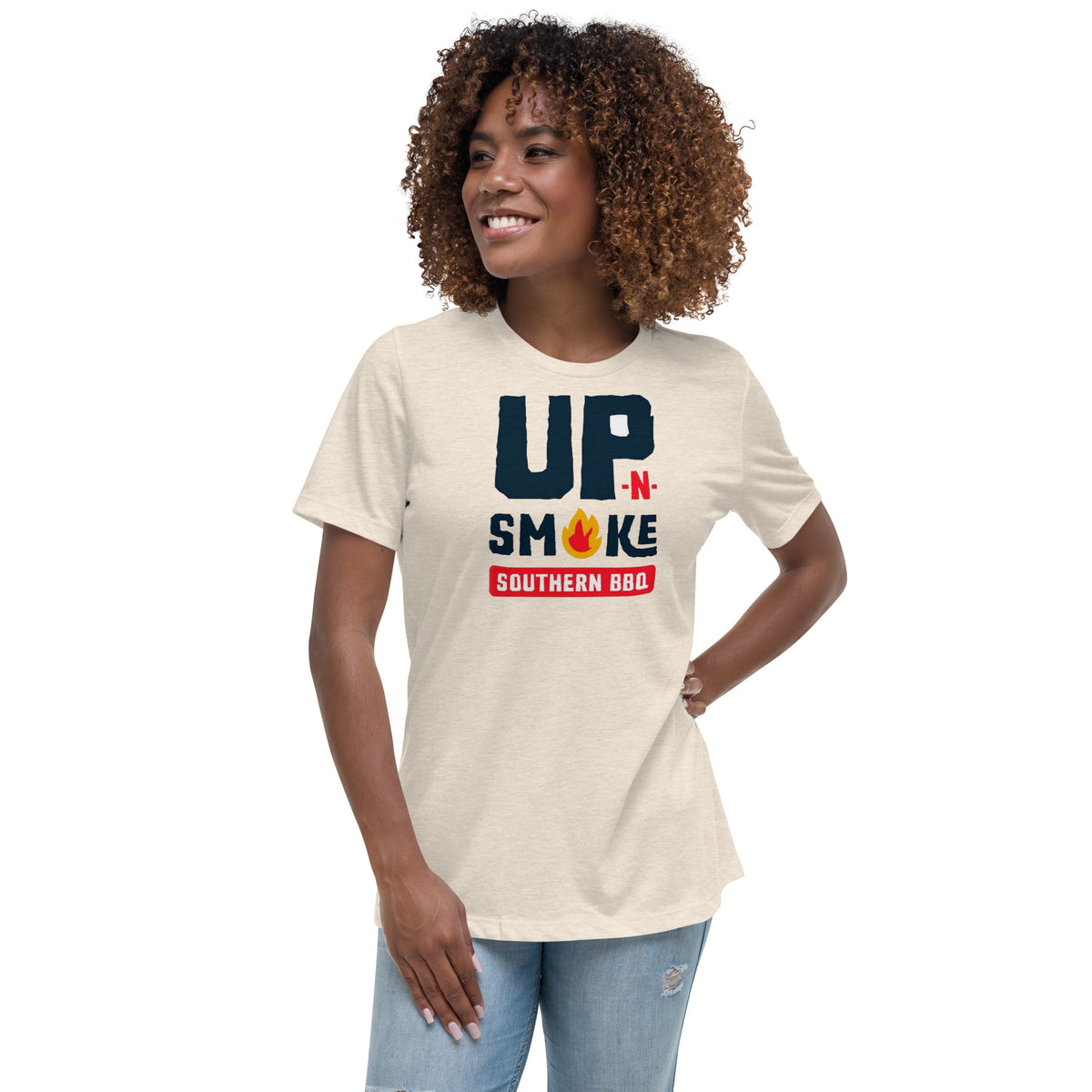 Women's Relaxed T-Shirt - Upnsmokemi
