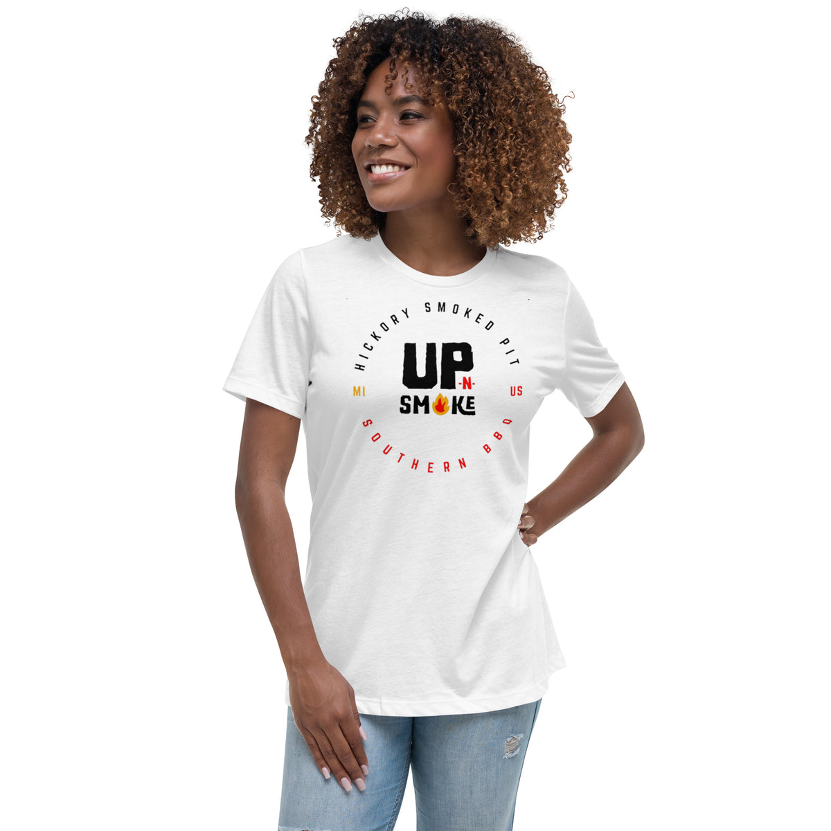 Women's Relaxed T-Shirt - Upnsmokemi